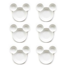 오체어스 곰돌이 접시, 화이트, 6개