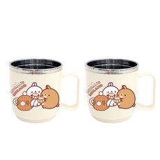 LILFANT Molangi不鏽鋼孩童杯 S 洗碗機適用, 2入, 混色