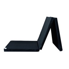 Ring Fit厚折疊式居家運動隔音3層折疊瑜珈墊 一般, 別緻的黑色