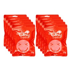 이지피아 이지클레이 10p, 분홍, 50g, 1개