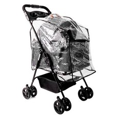 DING DONG PET 豪華嬰兒車用防雨罩, 單色, 1份