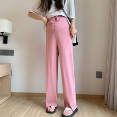 顯腿長涼感褶皺孕婦褲