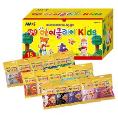 AMOS i-Clay 兒童黏土禮物套組, 混色, 750g, 1盒