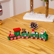 Home Flow聖誕節室內擺飾聖誕老人村莊排排火車 E, 1個, 混色