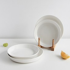 ERATO 每日餐盤2件組, 白色, 1套, 7吋餐盤2入 + 8吋餐盤2入