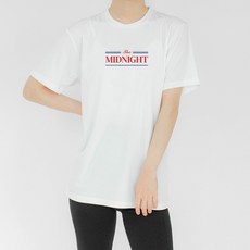 험블스튜디오 여성용 냉감 통기성 미드나잇 쿨티 여름 운동 반팔티 IMUD96350