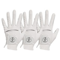 MMXIV 男款標準型半羊皮高爾夫手套 左手用, 白色