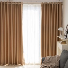 끌래망스 벨리체 암막커튼 2p + 실속 커튼봉 세트