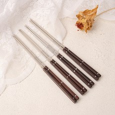 LA CARTUJA Ancla Laguiole 韓式筷子, 4個, 深木色, 單品