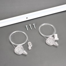 하트 멀티 액자걸이, 투명, 1세트