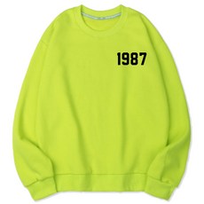 벤힛 남녀공용 1987 세미 오버핏 소프트 기모 맨투맨