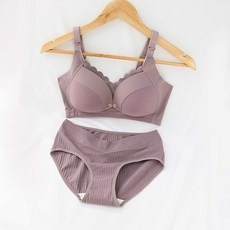 WBB 孕婦波浪前扣式哺乳內衣+內褲組 WBI977