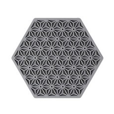 All Rounder美甲遊戲杯墊砂鍋墊 灰色, 1個