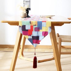 多樣亮點獨特圖案桌旗, 彩色, 寬33cm x 長80cm