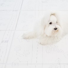 리꾸 8단폴더 양면 펫매트, 도로그레이 + 패브릭그레이, 1개