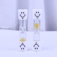 르메이스 초미니 3분 스마일 컬러 모래시계 2p, 옐로우