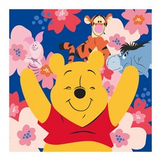 I LOVE PAINTING 迪士尼DIY鑽石畫組 25*25cm, 藍花