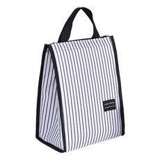 J.W Monostyle 清新手提式保冷午餐袋, 白色
