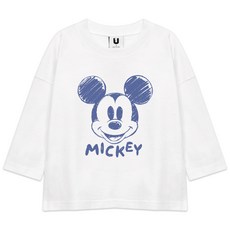 Golden Rabbit 兒童 D Drawing 米奇長袖T恤