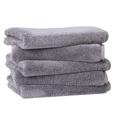 Lalaon Allwaili 多用途超細纖維擦手巾組 TSP909, 灰色, 5個