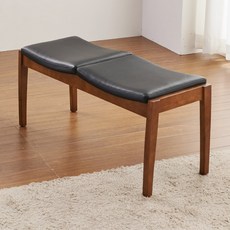 토이모 2인 벤치 의자 890, 월넛