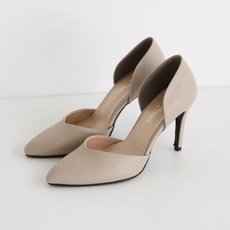 dangolunni 女款Bridge兩側鏤空尖頭細跟高跟鞋 9公分