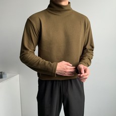 로댄티 남성용 부드러운 국민 반폴라 티셔츠