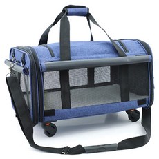 PETRONG 寵物窗戶型外出包, 藍色