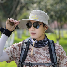 에드 낚시 캠핑 등산모자 타입 2, 라이트그레이