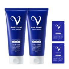 Yuhan 護髮素 200ml 2入+洗髮精 8g 2入組, 1組