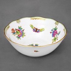 匈牙利 Herend 維多利亞女王原創上菜碗 200, 混合色, 1個