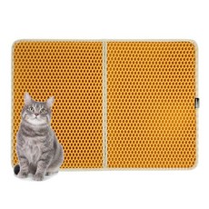 Rug Me貓咪折疊式蜂巢沙沙漠防沙墊, 象牙黃