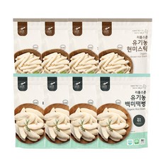 Little spoon 米餅 40g 4入+糙米棒 40g 4入, 白米口味, 1組