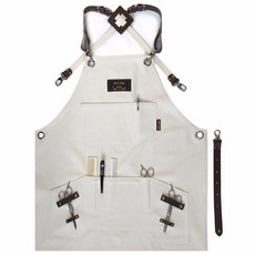 Kandeo Leather 皮革牛仔圍裙 S, 喬尼 餅乾奶油, 1個