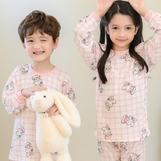 bonumam 童款9分提花織布上下套裝