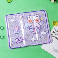 NATURE TIMES 冰塊坐墊靠墊凝膠涼感墊 2入, 球熊