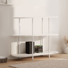 家具感 Ano 圓形立式層架, 3層, 白色 + 白色