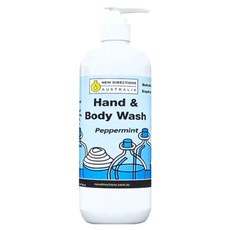NEW DIRECTIONS 新方向 薄荷精油洗手液沐浴乳 清涼舒爽配方, 1個, 500ml