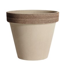 Garden in the City 雙色義大利陶土花盆, 巴索划痕火山