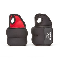 Reebok 手腕負重帶 RAWT-11211 2入, 黑色的, 1公斤