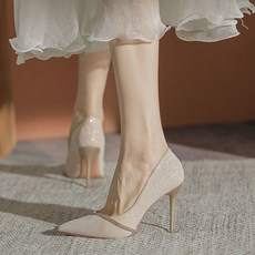 donnashop 女款亮面尖頭細跟高跟鞋 SK-52259