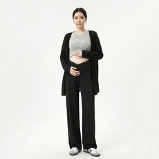 휴데이 임산부 크로스하이밴드 팬츠