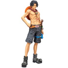 BANPRESTO 一件 GRANDISTA Grandista Portgas D Ace 漫畫尺寸海外圖, 1個