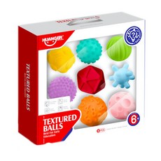 歡歌 軟質3D感官紋理多功能遊戲球8件組, 混色, 8入