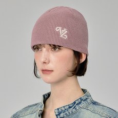 VARZAR 女款 葉子 VZ Logo 鬆餅針織帽