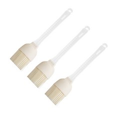 Evba 烘焙矽膠刷 3入, 象牙白, 3支
