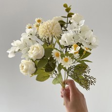 그린허그 벨플뢰르 믹스 조화, 화이트, 2개