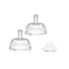 nuvita 奶瓶奶嘴 2入+奶瓶排氣閥, 第4階段(6個月以上), 1組