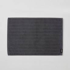 HANSSEM BAISQUE 條紋毛巾地墊, 深灰色
