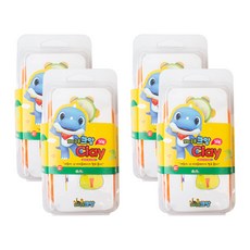 꼬마공룡 크앙만들기 클레이 4p, 주황(악기4), 50g